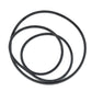 An Ashford Drive Band and O-Rings Set for e-Ball Winder from Ashford Handicrafts Limited, coiled in a slightly overlapping spiral shape on a white background, evokes the appearance of replacement set components or ball winder drive bands.