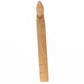 The Basix Jumbo Crochet U (25mm) Hook by Accessories Unlimited is a large wooden crochet hook featuring a smooth finish and an engraved label indicating its size as 25.00 mm. Perfect for jumbo and super bulky projects, this hook boasts a tapered design with a slightly larger, rounded handle for easier grip.