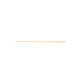 A Schacht Apron Bar Floor Loom by Schacht Spindle Co., a uniformly cylindrical and light-colored wooden stick, is displayed against a plain white background. The stick appears smooth and straight, ideal as replacement apron bars for Schacht looms or for craft projects requiring structural support.