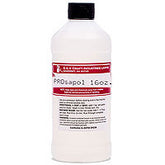 A white plastic bottle labeled "G & K Craft Prosapol 16oz" with a black cap. The label includes small text detailing instructions and usage information. This concentrated liquid surfactant is intended for use in crafts or cleaning processes.