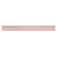 The School Loom Beam with Teeth by Schacht Spindle Co. is displayed horizontally. This wooden comb features evenly spaced teeth and is securely attached to a wooden base, which includes two screw holes for mounting. The design is simple and functional.