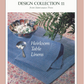 The image features the cover of the "Handwoven Design Collection #11, Heirloom Table Linens eBook" from Long Thread Media, showcasing table linens in blue fabric adorned with a bowl of sweets and a silver spoon on top. A fern frond can be seen in the background.