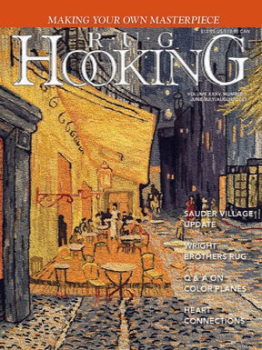 Ampry Publishing Magazines Rug Hooking Magazine, June/July/August 2023