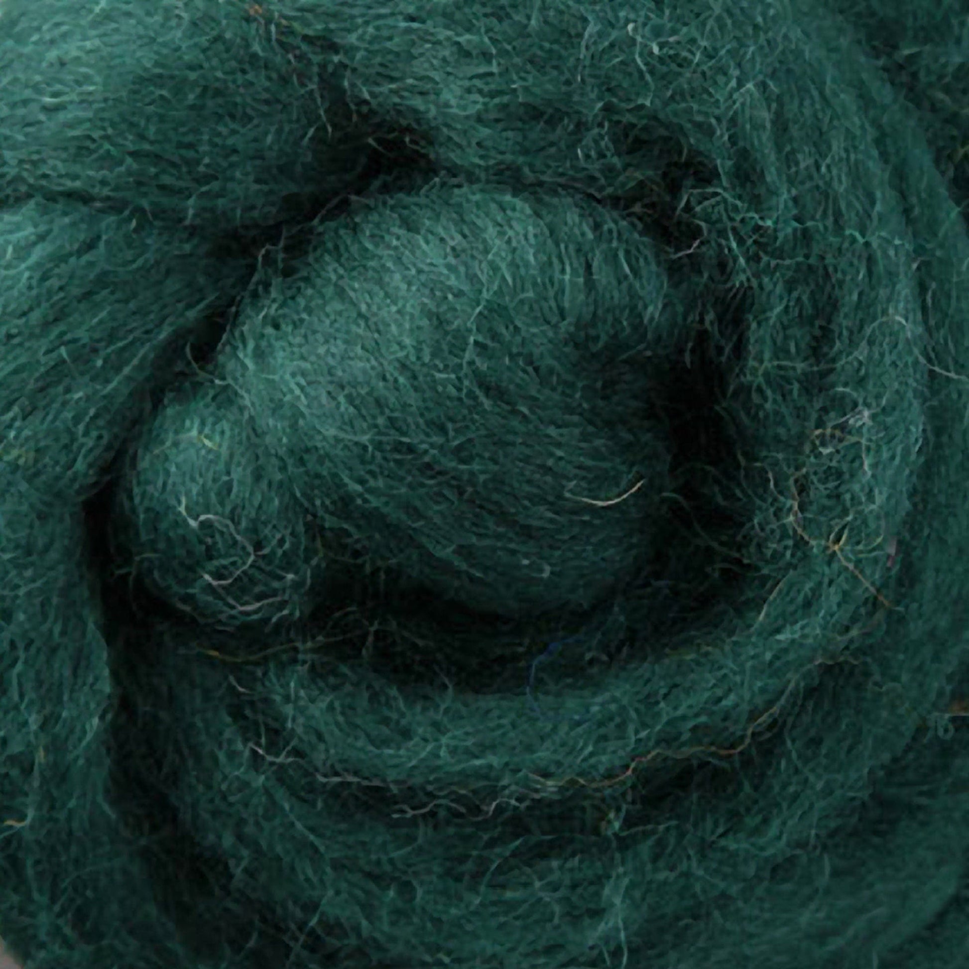 Ashford Handicrafts Limited Dyed Wool Fiber Green Tea Corriedale New Zealand Wool Fiber to Spin and Felt (sold by the ounce)