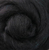 Ashford Handicrafts Limited Dyed Wool Fiber Licorice Corriedale New Zealand Wool Fiber to Spin and Felt (sold by the ounce)