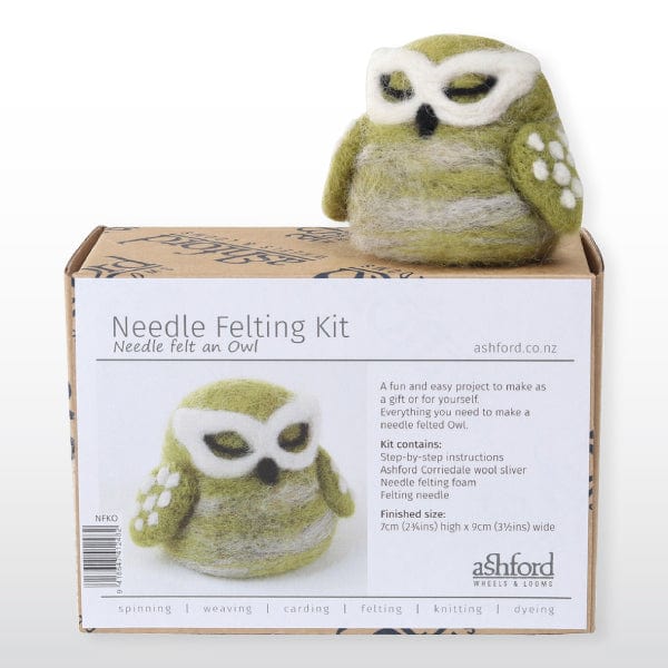 Ashford Handicrafts Limited Felting Kits Owl Ashford Needle Felting Kit