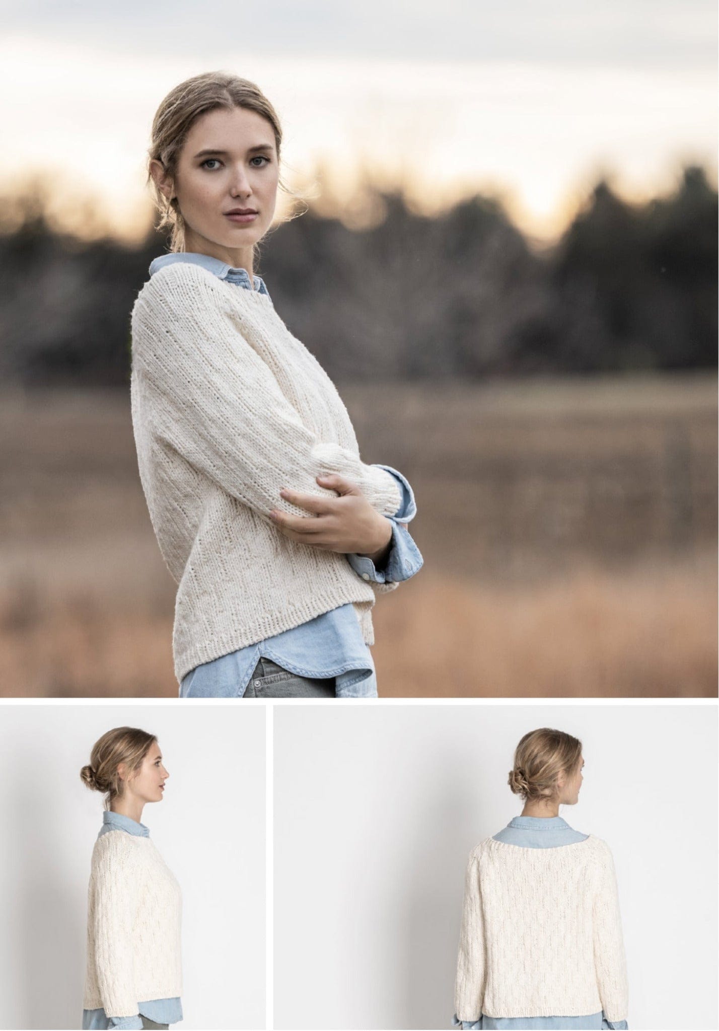 Blue Sky Fibers Digital Patterns Shady Hollow Sweater, download