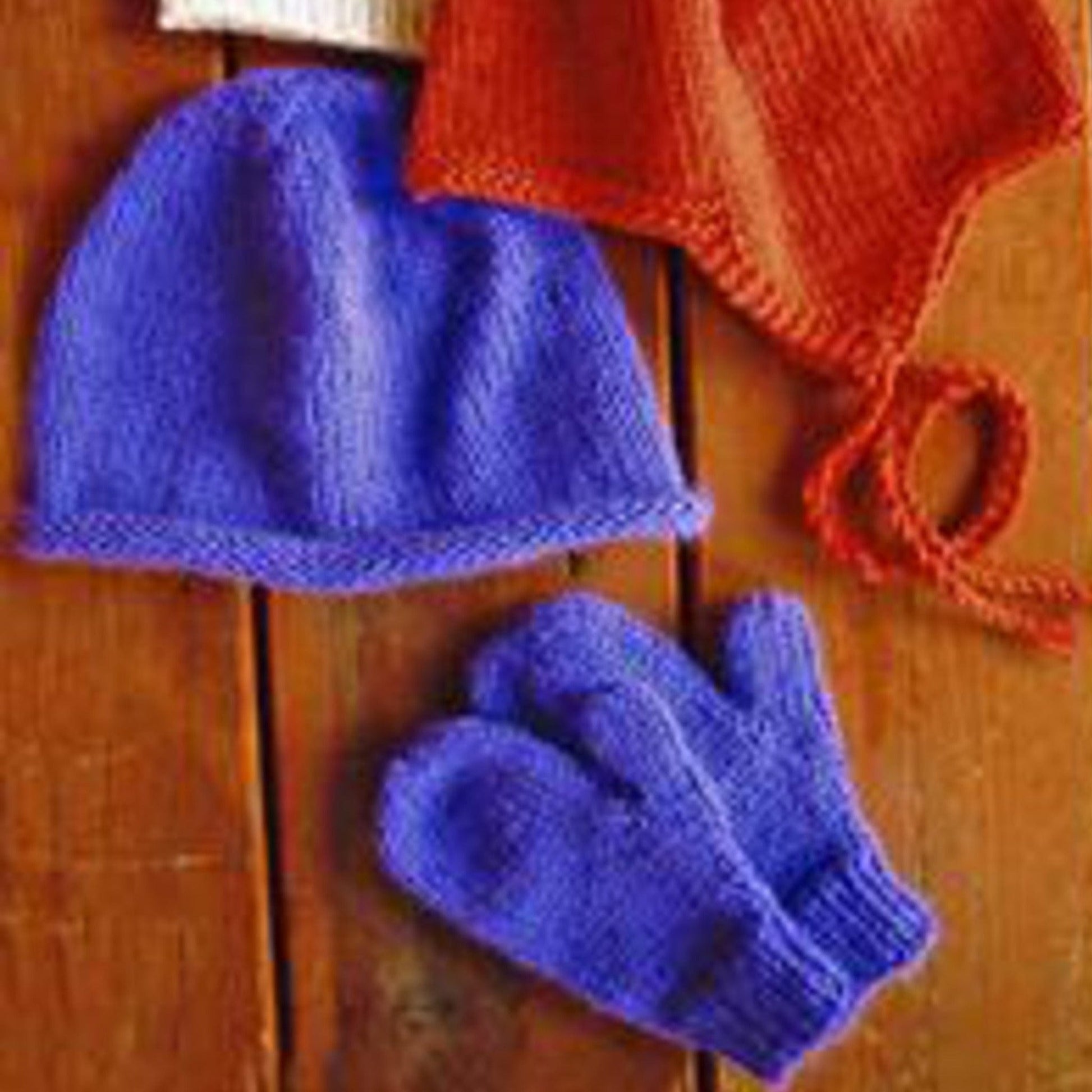 Bryson Distributing, Inc. Print Patterns Basic Hat & Mitten Set for Children