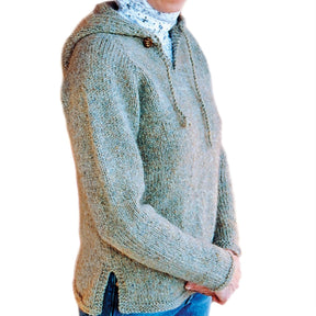 Bryson Distributing, Inc. Print Patterns Very Versatile Neck Down Hooded Pullover