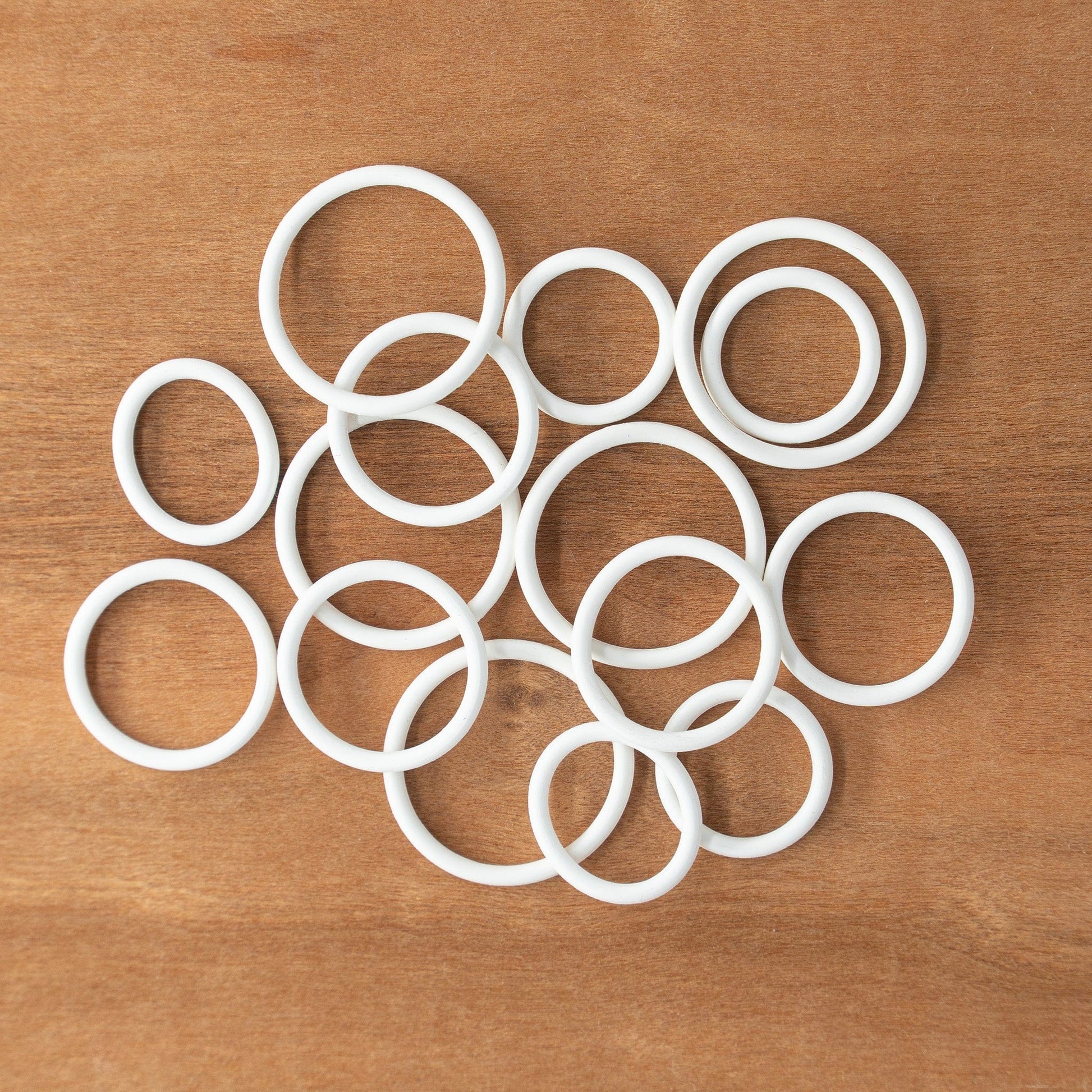 Bryson Distributing, Inc. Stitch Markers White / Large Bryson Rubber Ring Markers