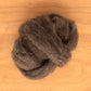 Dashing Mouse Undyed Wool Fiber dark brown Coopworth Blend Wool Roving (sold by the ounce)