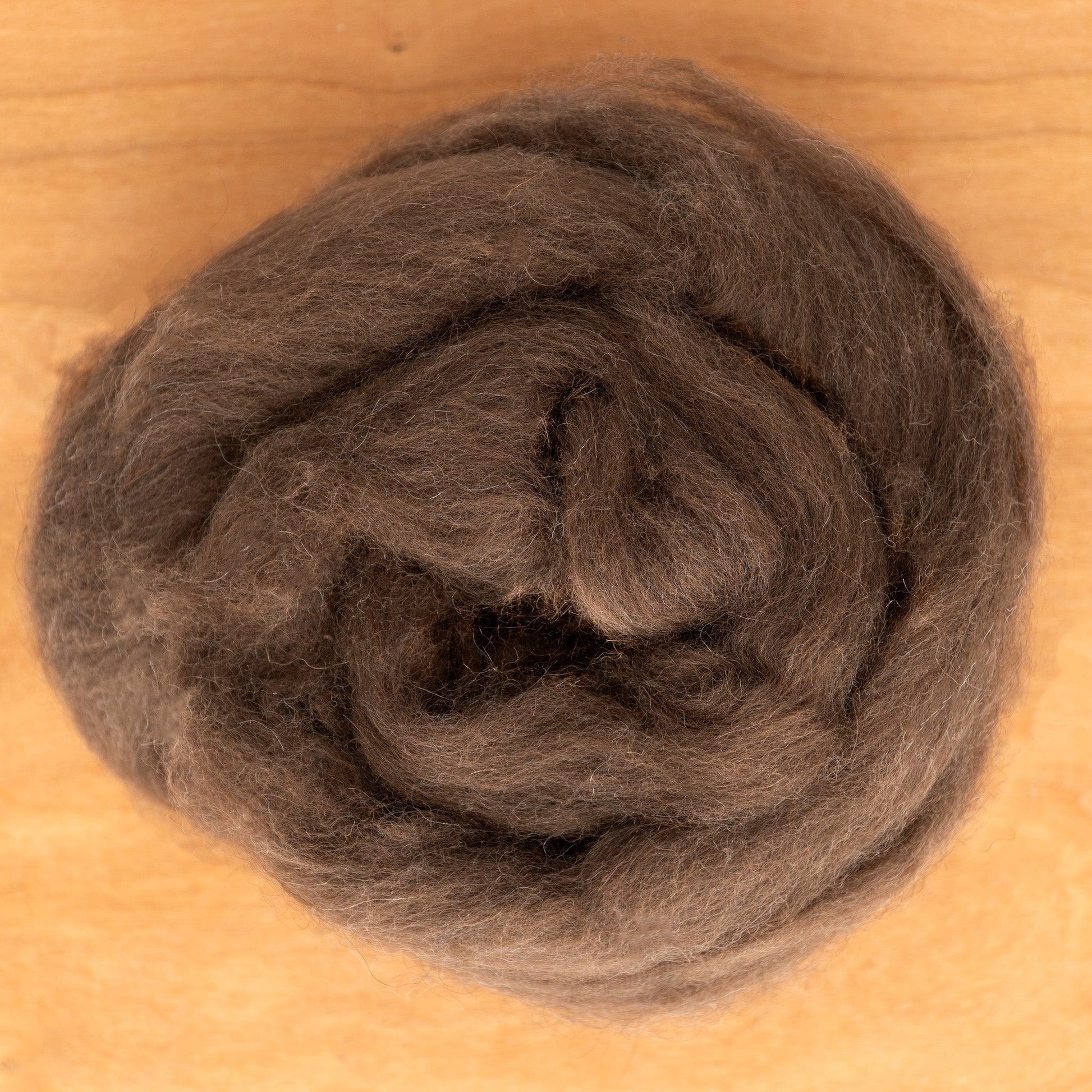 Europa Wools Ltd Other Animal Fibers dark brown Yak Down Fiber  (sold by the ounce)