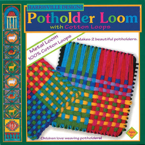 Friendly Loom Potholder, Peg & Pin Looms Standard, makes 2 Potholder Looms