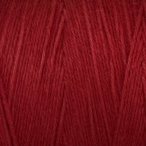 The Cotton Carpet Warp 8/4 yarn showcases a soft, plush texture with vibrant, colorfast red fibers. Ideal for knitting or crocheting projects like cozy garments and colorful rag rugs, it ensures long-lasting creations with tightly spun durability.