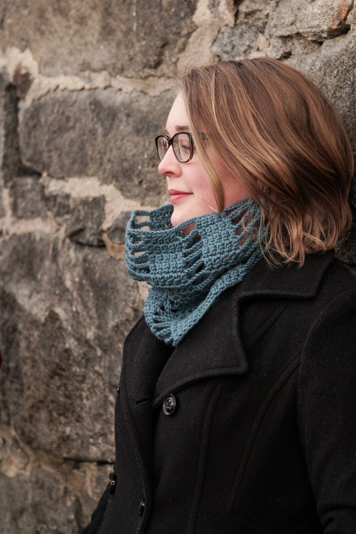 Halcyon Yarn Digital Patterns Saddleback Cowl, download