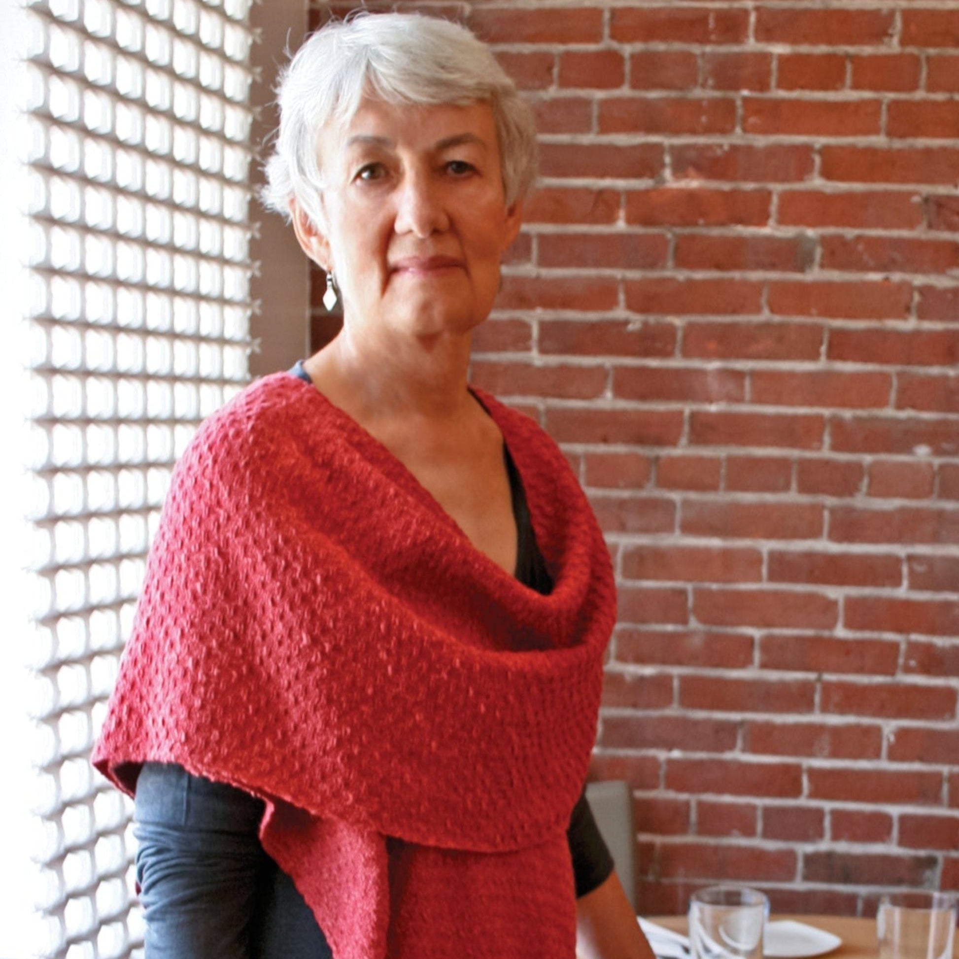 Halcyon Yarn Digital Patterns Woven Cowl Wrap, download