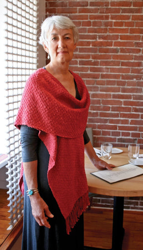 Halcyon Yarn Digital Patterns Woven Cowl Wrap, download