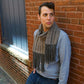 Halcyon Yarn Print Patterns Chain Reaction, Woven Scarf