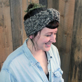 Halcyon Yarn Print Patterns Head On - Earwarmer