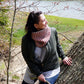 Halcyon Yarn Print Patterns Popham Cowl