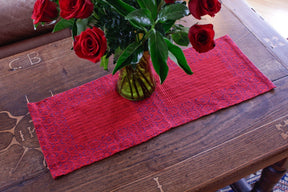 Halcyon Yarn Print Patterns Ruby Overshot Runner