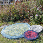 Halcyon Yarn Print Patterns Water's Edge Felted Crochet Rug