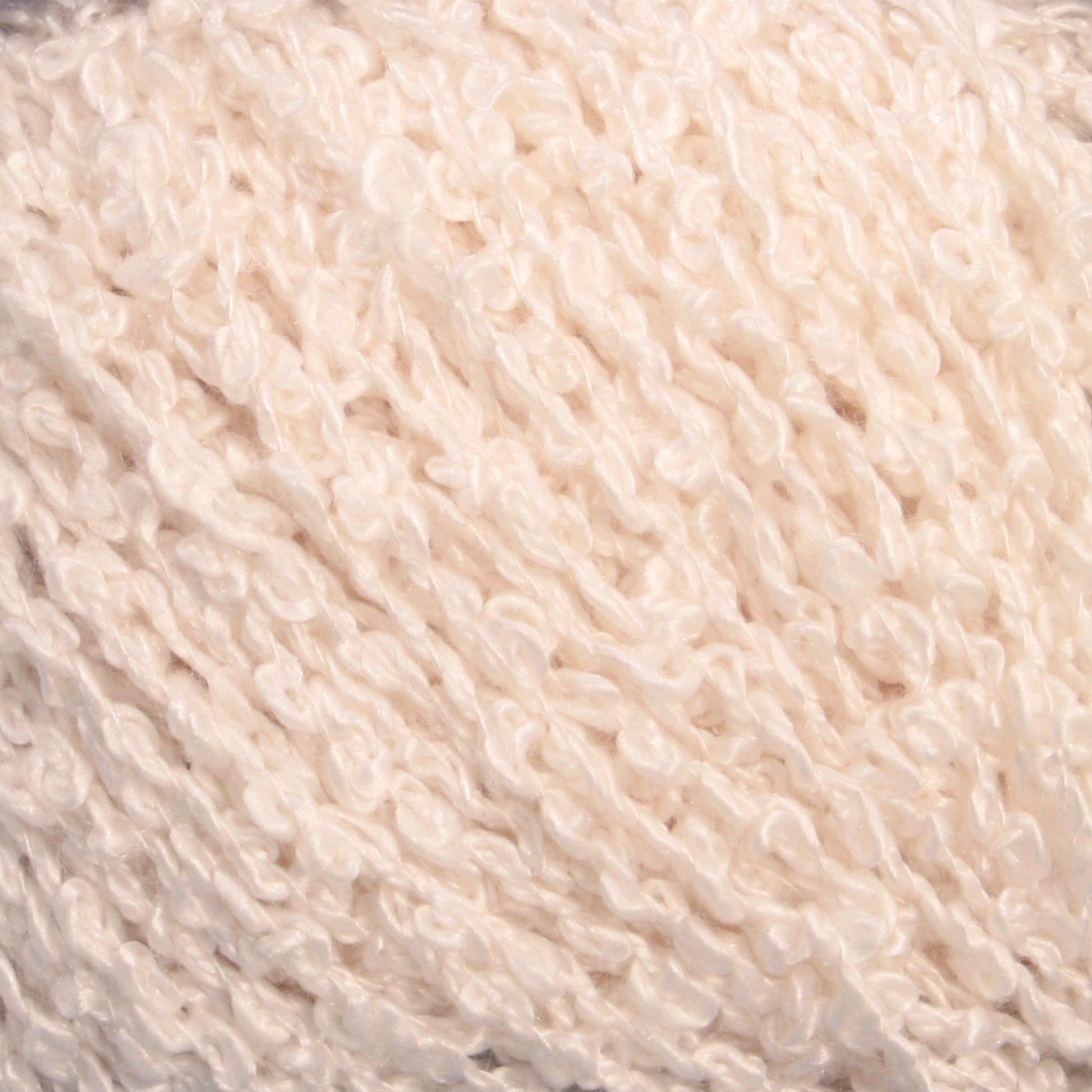 Halcyon Yarn Yarn 110 Pure White Gemstone Silk Bouclé