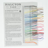 Halcyon Yarn Yarn Sample Cards Homestead Cotton Sample Card