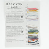 Halcyon Yarn Yarn Sample Cards Jade Sapphire & Acadia Sample Card