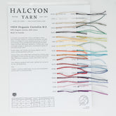 Halcyon Yarn Yarn Sample Cards Organic Cotolin (Cottolin) Sample Card