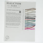 Halcyon Yarn Yarn Sample Cards Tuffy Sock Sample Card