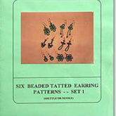 Handy Hands Print Patterns Beaded Tatted Earrings Set 1