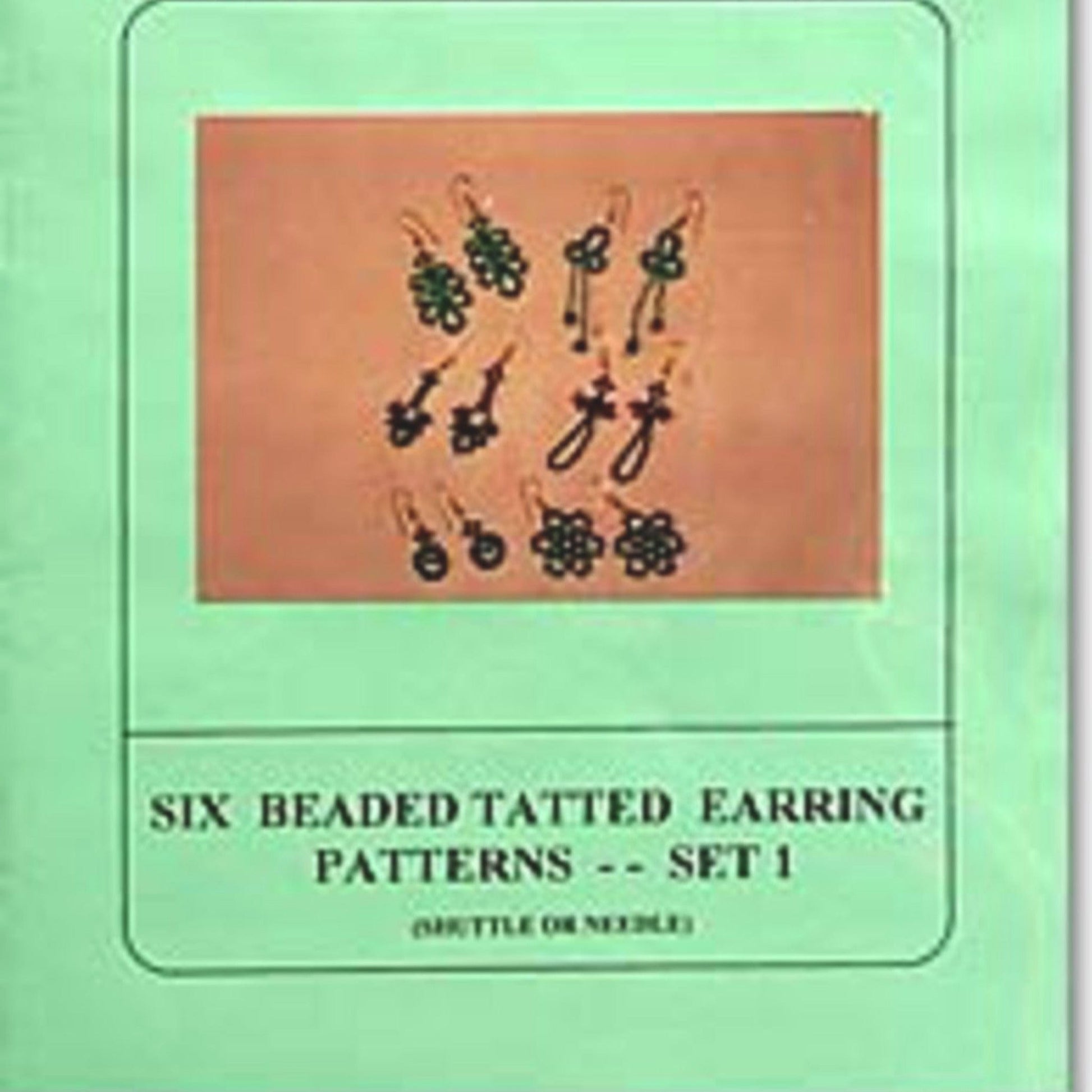 Handy Hands Print Patterns Beaded Tatted Earrings Set 1