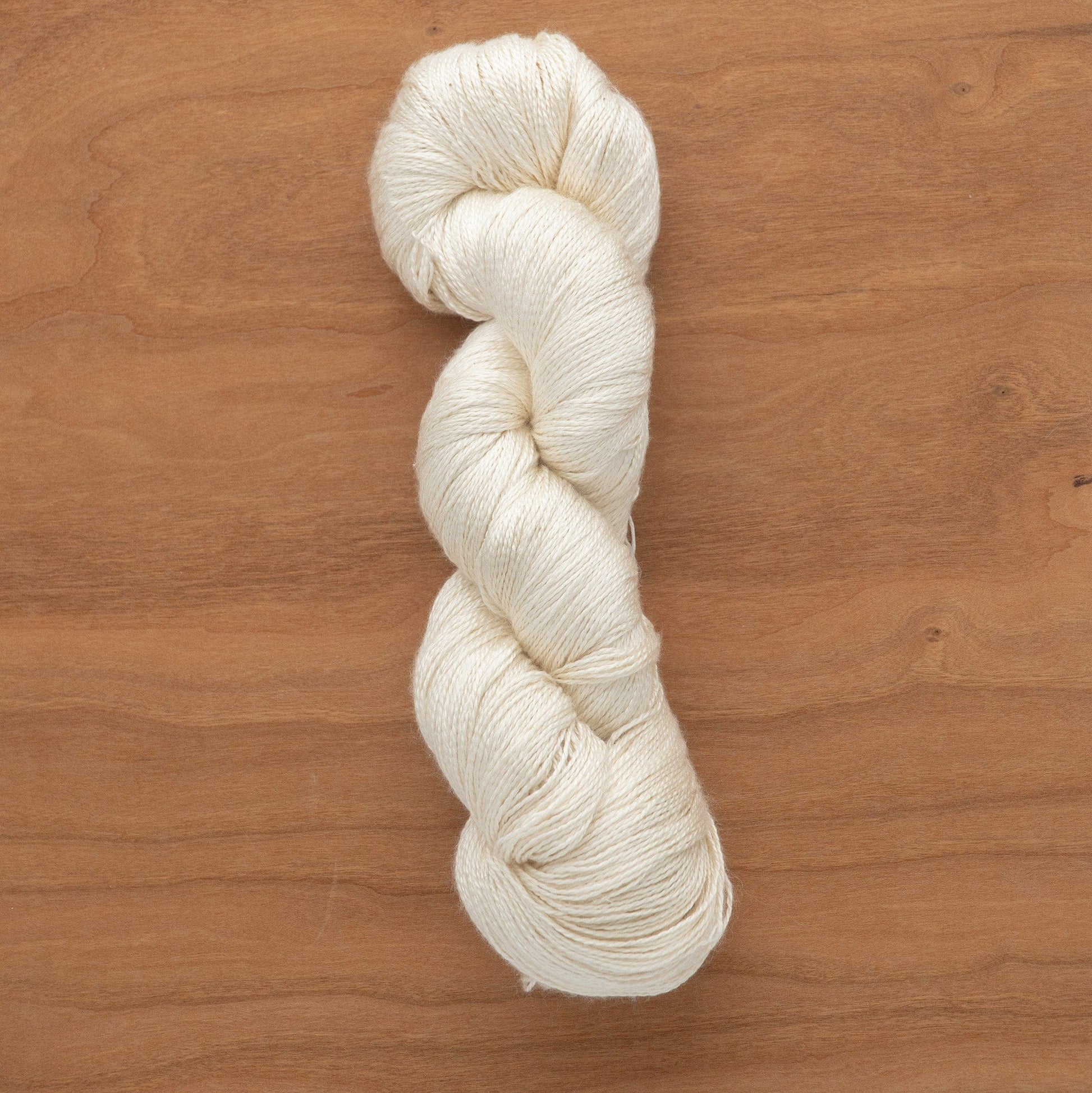 Henry's Attic Yarn Natural 2/12 Natural Silk Yarn | Skein