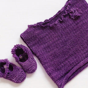 Knitting Fever / Euro Yarns Print Patterns Baby Booties and Vest - Ella Rae Lace Merino Pattern