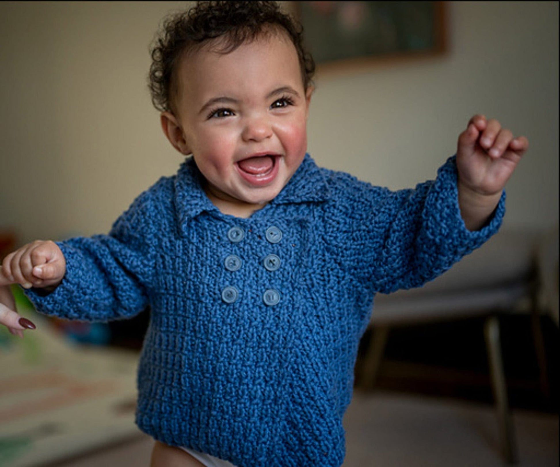 Knitting Fever / Euro Yarns Print Patterns Cumulus Marlowe Baby Jacket