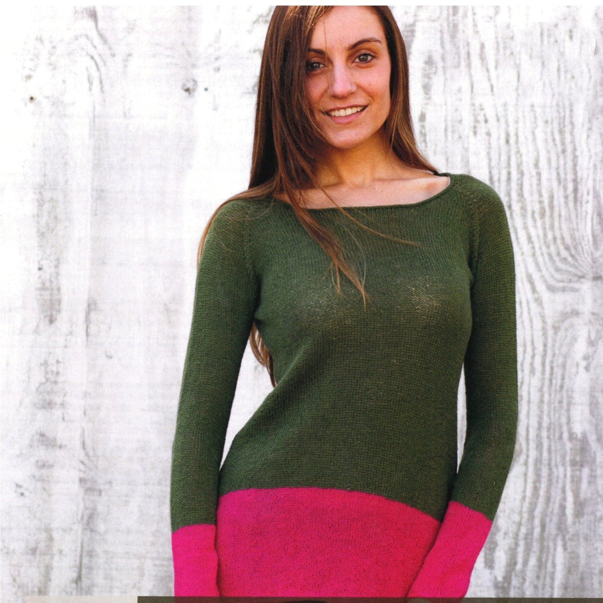 Knitting Fever / Euro Yarns Print Patterns Echo Tunic Pattern