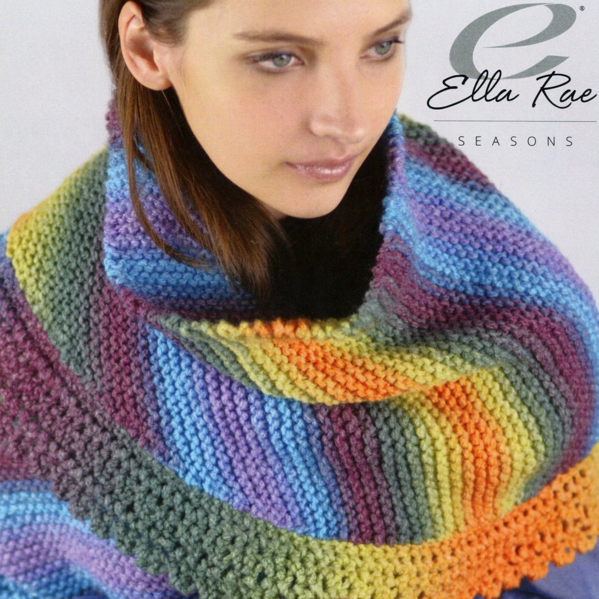 Knitting Fever / Euro Yarns Print Patterns Ella Rae Seasons Amigo Shawl