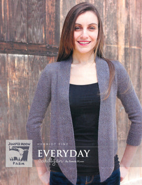 Knitting Fever / Euro Yarns Print Patterns Herriot Fine Everyday Cardigan