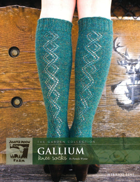 Knitting Fever / Euro Yarns Print Patterns Herriot Fine Gallium Knee Socks