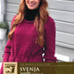 Knitting Fever / Euro Yarns Print Patterns Svenja Sweater