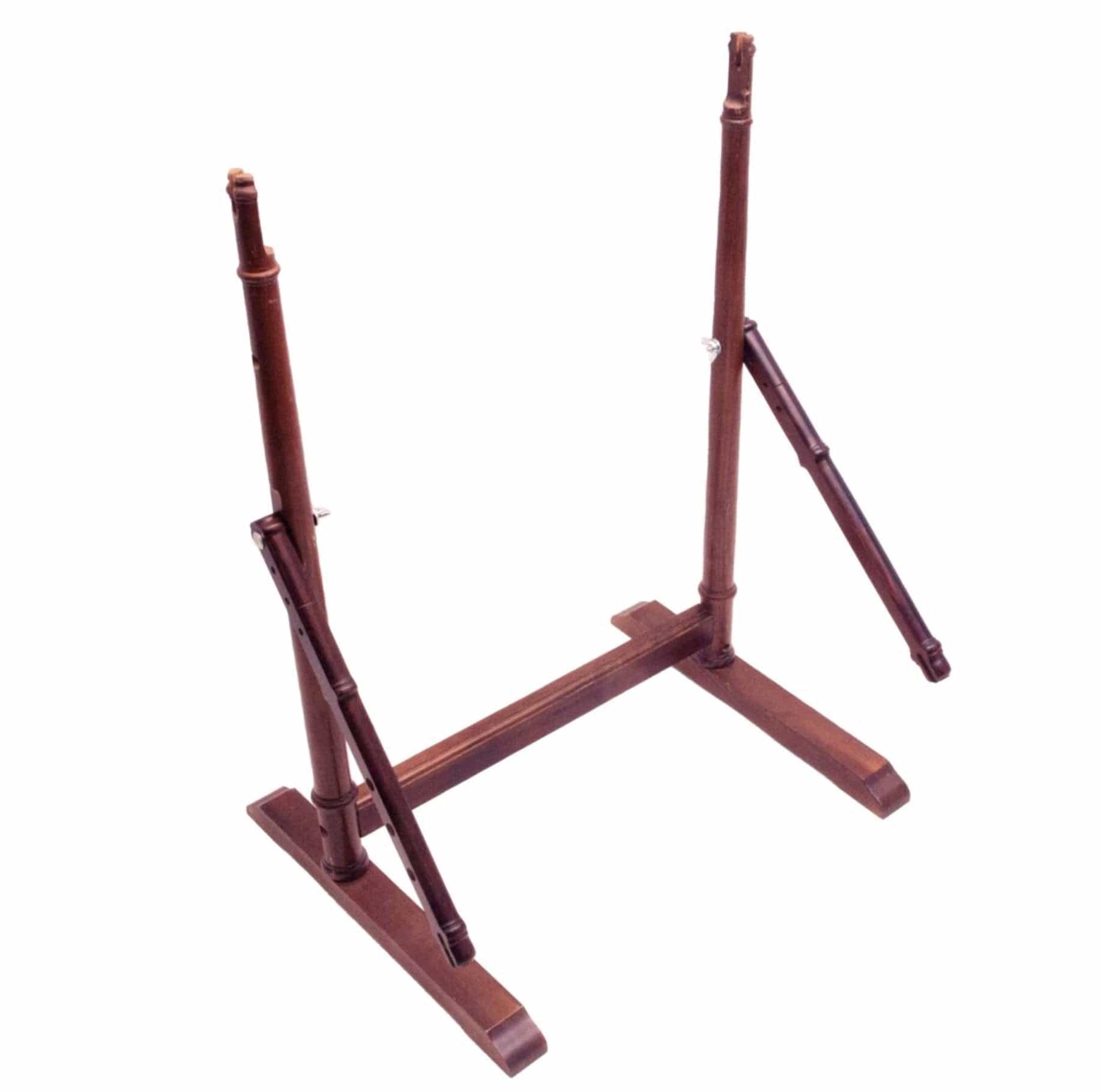 Kromski North America Rigid Heddle Loom Stands 16"/40cm / Walnut Finish Kromski Floor Stand for Harp Rigid Heddle Loom