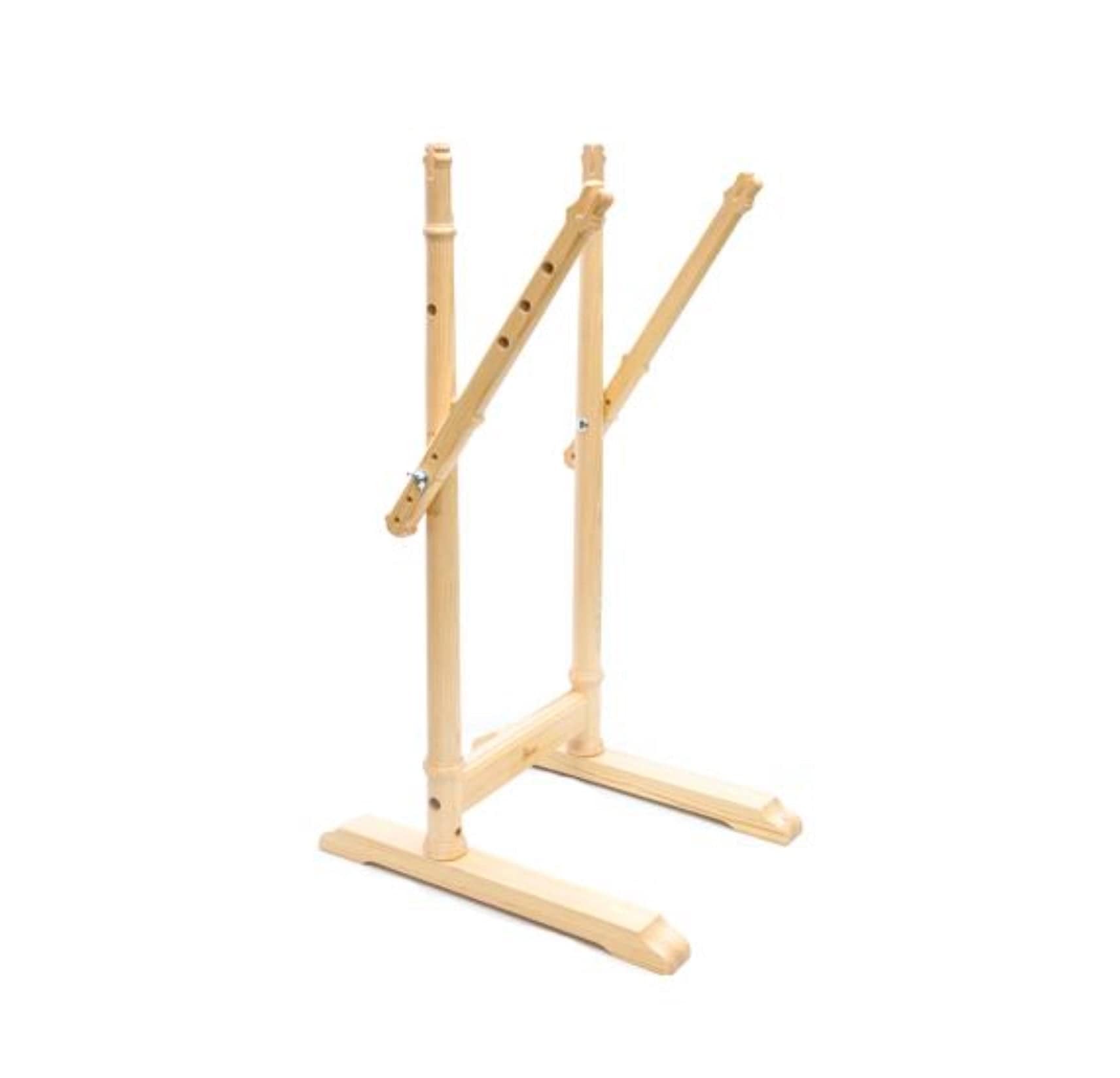 Kromski North America Rigid Heddle Loom Stands 24"/60cm / Clear Lacquer Kromski Floor Stand for Harp Rigid Heddle Loom