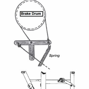 Leclerc Looms Replacement Parts, Conversions & Add-Ons Brake Spring for most Leclerc Floor Loom Models