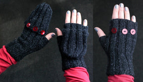 Lisa's Knits Print Patterns Fingerless Gloves and Mitts 5 sts/1"