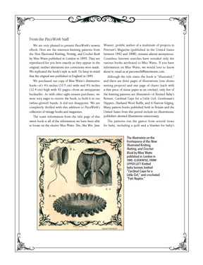 Long Thread Media Books 19 Patterns from 1845 to Knit: Miss Watts New Illustrated Knitting eBook (Printed version)