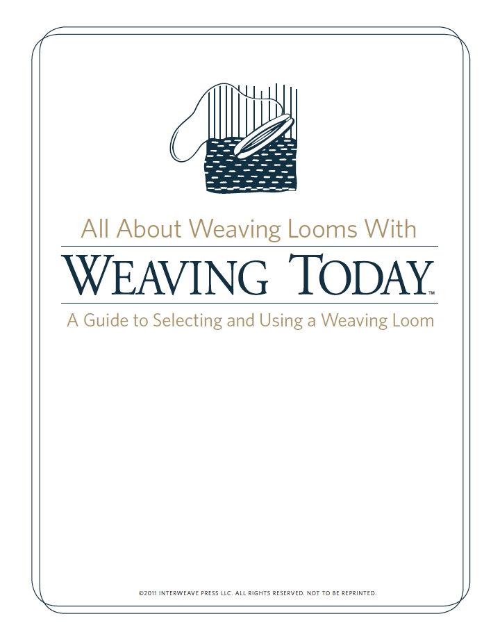 Long Thread Media Books All About Weaving Looms, "A Guide to Selecting and Using a Loom" - Handwoven Presents - eBook Printed Copy