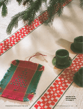 Long Thread Media Books Best of Handwoven, Deck the Halls: 20 Projects for Christmas eBook (Printed version)