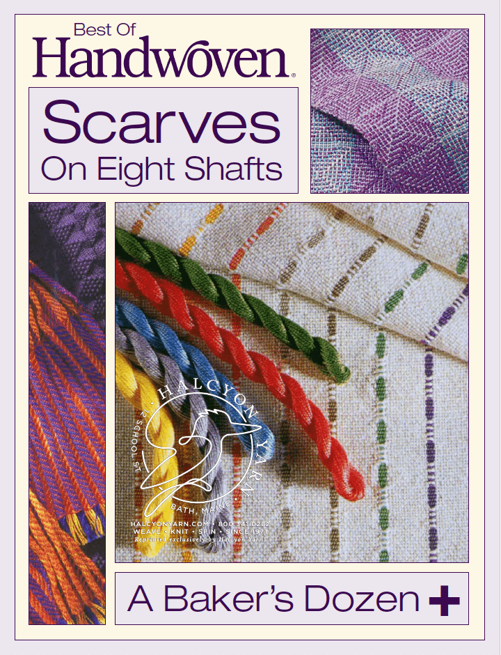 Long Thread Media Books Best of Handwoven, Scarves on Eight Shafts eBook (Printed version)