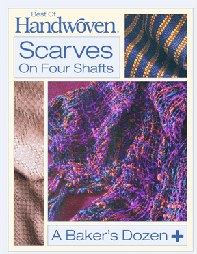 Long Thread Media Books Best of Handwoven, Scarves on Four Shafts eBook (Printed version)